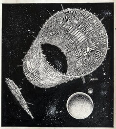 Juan Giménez - Giménez Juan, illustration SF, Eura, 1973 - Original Illustration