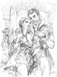 Kas - L'homme sans visage / Człowiek bez twarzy - Illustration originale