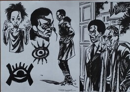 Frederik Peeters - F. Peeters - Saint-Elme - Etude - Original art