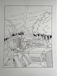 Eric Heuvel - January Jones 13 Bestemming Bandoeng - cover - Original Cover