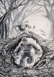 Laska - Golem - Illustration originale