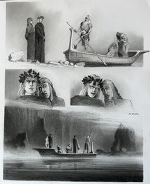 Paul et Gaétan Brizzi - Divina Commedia - Planche originale