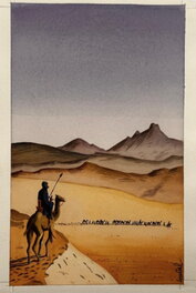 Loustal - Le transsaharien - Couverture originale