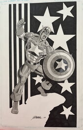 George Perez - Captain America - Planche originale