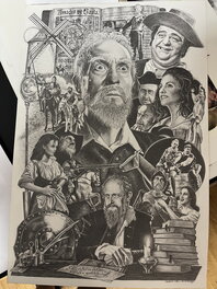 Oscar Calibos - Quijote - Planche originale
