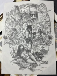 Manuel Sanjulián - Fire & Ice - Planche originale