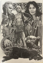 Oscar Calibos - The Beastmaster - Planche originale