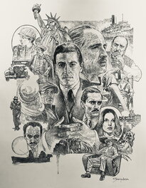 Manuel Sanjulián - The Godfather - Planche originale