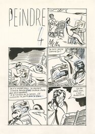 Philippe Dupuy - Une histoire de l’art (opus 2) Peindre – planche 75 - Planche originale
