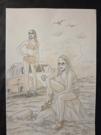 Taymans - Illustration originale couleur de Taymans - Illustration originale