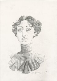 Dave McKean - Raptor – Dessin original inédit 57 - Illustration originale