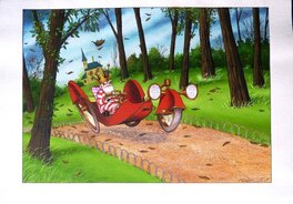 Clément XVII dans l'élastomobile