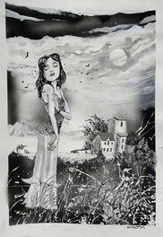 Davide Garota - Vampira - Planche originale