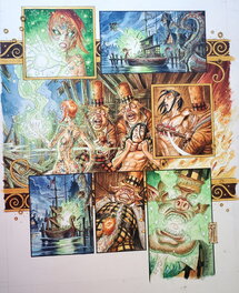 Olivier Ledroit - WIKA    T1 ET LA FUREUR D'OBERON - Planche originale