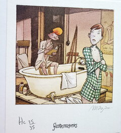 Ex-Libris offset : fantasmagories 12,5 x 14,7