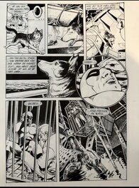 César Spadari - Fantomen “ Harbour Secret” - Planche originale