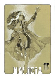 Philippe Bringel - Malicia - Illustration originale