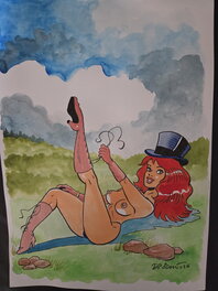 Bruno Di Sano - Illustration originale couleur aquarelle - Illustration originale