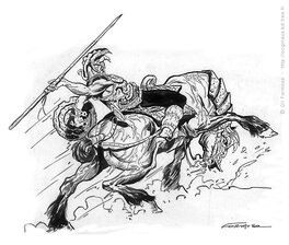 Gil Formosa - Cargal légendes du chevalier - Planche originale