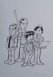Martin Frei - Big Bang Theory - Original Illustration