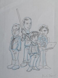 Big Bang Theory scribble