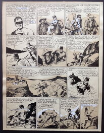 Galep - Galep Aurelio Galleppini & Rémy Big Bill Le Casseur Planche Originale 7 du BB 69 , Encre Gouache Atelier Chott 1952 Top - Planche originale