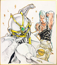Hidetoshi Omori - Jojo's Bizarre Adventure · ジョジョの奇妙な冒険 · Polnareff and Silver Chariot - Original Illustration