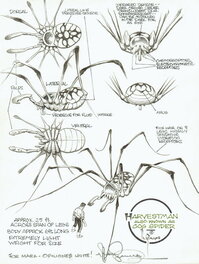 Mark Schultz - Harvestman Character Sheet - Illustration originale