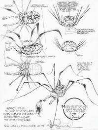 Mark Schultz - Harvestman Character Sheet - Original Illustration