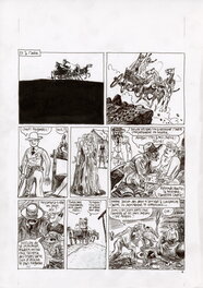 Blutch - Rancho Bravo – Histoire 8 – La dernière chance d’Abigail et Fauvette – Planche originale 4 - Comic Strip