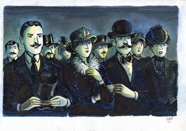 Catel - Alice Guy – Dessin original pour documentaire Arte – R09 - Illustration originale