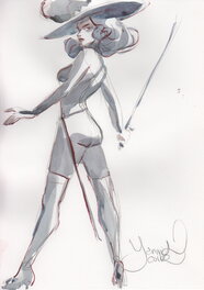 Yannick Corboz - Les rivières du Passé - Illustration originale