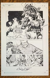Rick Leonardi - Aliens vs. Predator: Three World War #1, pag.8 - Planche originale