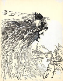 Philippe Luguy - 07.00 Guerriers de l'enfer - Planche originale