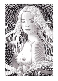 Andréi Arinouchkine - Comme fleur - Illustration originale