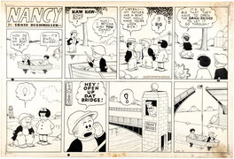 Ernie Bushmiller - Nancy Sunday March 23, 1941 - Comic Strip