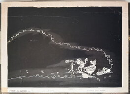 Jean-Claude Fournier - Fournier - Page de garde "Du glucose pour Noémie" - Original Illustration