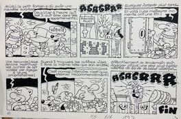 Jean-Claude Poirier - Supermatou - Planche originale