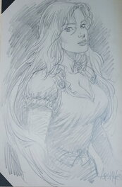 Mohamed Aouamri - Aaricia - Illustration originale