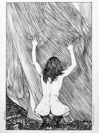 Apollonia SaintClair - Divas / Dans la mine - Original Illustration