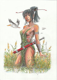 Erik Juszezak - Oki - Illustration originale