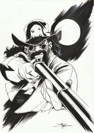 Marco Itri - West Fantasy Marshall - Illustration originale