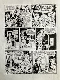 Lionel Chouin - Bleu de chauffe - Planche originale