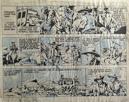 Marijac - 1941, La diligence infernale - Planche originale