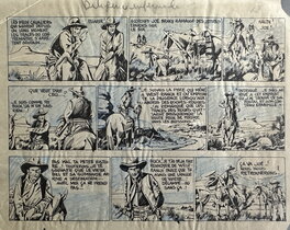 Marijac - 1941, La diligence infernale - Planche originale