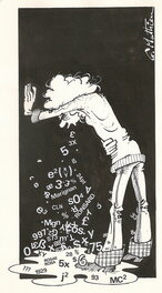 Gérard Mathieu - L'enfer des prépas ("L'étudiant") - Illustration originale