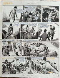 Jean Sidobre - Sidobre : Alona the wild One planche originale au lavis - Princess 12 février 1966 - Planche originale