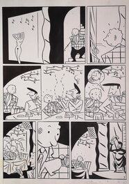 François Avril - Soirs de Paris - Planche originale