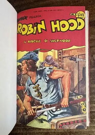 La Splendide Couv du ROBIN 1 Robin Hood par Almay ( Alvaro Mairani ) ... Chott demanda a Almay de Dessiner les 3 Premières Couvertures pour L'italie (car ses 3 Couvs originales de ROBIN ont Disparues)