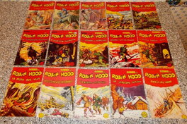 Les ROBIN des BOIS (Robin Hood) du N°1 au 15 en édition originale italienne ( Couvertures des N°1 - 2 et 3 de Almay , les autres de Chott )...Les 3 Premières de Chott ont disparues ....